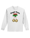 Jingle Balls with Text Adult Long Sleeve Shirt-Long Sleeve Shirt-TooLoud-White-Small-Davson Sales