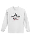 Halloween King Adult Long Sleeve Shirt by TooLoud-Long Sleeve Shirt-TooLoud-White-Small-Davson Sales