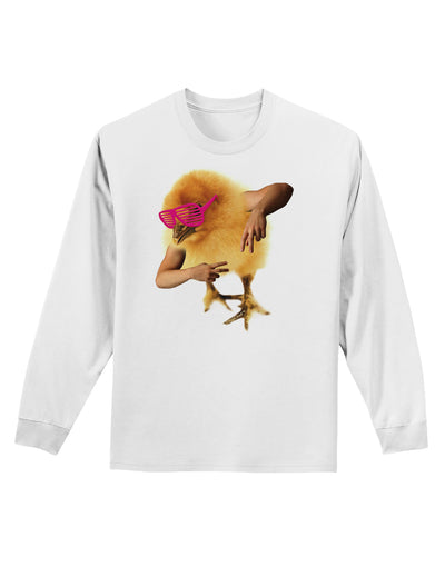 Bro Chick Adult Long Sleeve Shirt-Long Sleeve Shirt-TooLoud-White-Small-Davson Sales