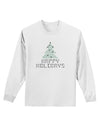 Happy Holidays Sparkles Adult Long Sleeve Shirt-Long Sleeve Shirt-TooLoud-White-Small-Davson Sales