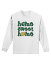 Home Sweet Home - New Mexico - Cactus and State Flag Adult Long Sleeve Shirt by TooLoud-Long Sleeve Shirt-TooLoud-White-Small-Davson Sales