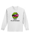 Plant Based Adult Long Sleeve Shirt-Long Sleeve Shirt-TooLoud-White-Small-Davson Sales