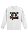 You Had Me at Hola - Mexican Flag Colors Adult Long Sleeve Shirt by TooLoud-Long Sleeve Shirt-TooLoud-White-Small-Davson Sales