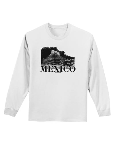 Mexico - Temple No 2 Adult Long Sleeve Shirt-Long Sleeve Shirt-TooLoud-White-Small-Davson Sales