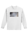 American Flag Galaxy Adult Long Sleeve Shirt by TooLoud-Long Sleeve Shirt-TooLoud-White-Small-Davson Sales