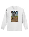 Colorado Landscape Bridge Adult Long Sleeve Shirt-Long Sleeve Shirt-TooLoud-White-Small-Davson Sales