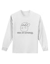 Seal of Approval Adult Long Sleeve Shirt by TooLoud-Long Sleeve Shirt-TooLoud-White-Small-Davson Sales