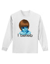 Extraterrestial - I Belieb Adult Long Sleeve Shirt by TooLoud-Long Sleeve Shirt-TooLoud-White-Small-Davson Sales