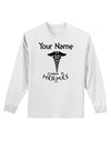 Personalized Cabin 11 Hermes Adult Long Sleeve Shirt by-Long Sleeve Shirt-TooLoud-White-Small-Davson Sales