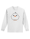 Cute Little Chick - White Adult Long Sleeve Shirt by TooLoud