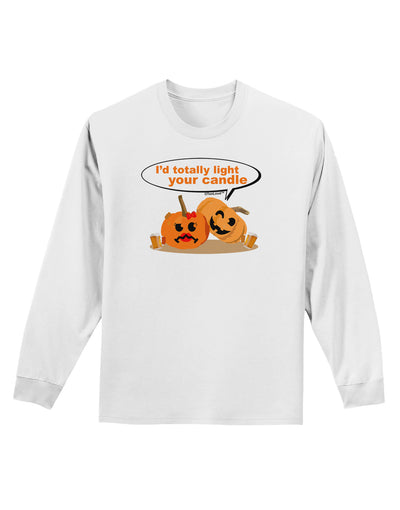 Light your candle Adult Long Sleeve Shirt-Long Sleeve Shirt-TooLoud-White-Small-Davson Sales