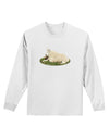 Ram Cutout Adult Long Sleeve Shirt-Long Sleeve Shirt-TooLoud-White-Small-Davson Sales