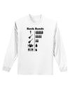 Rock Band Pictograph Adult Long Sleeve Shirt-Long Sleeve Shirt-TooLoud-White-Small-Davson Sales