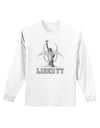 Biohazard Statue of Liberty - Liberty Adult Long Sleeve Shirt-Long Sleeve Shirt-TooLoud-White-Small-Davson Sales