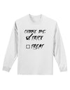 Choose One - Trick Adult Long Sleeve Shirt-Long Sleeve Shirt-TooLoud-White-Small-Davson Sales