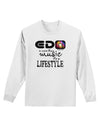 EDM - A Lifestyle Adult Long Sleeve Shirt-Long Sleeve Shirt-TooLoud-White-Small-Davson Sales