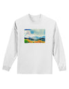 Colorado Mountain Scene Adult Long Sleeve Shirt-Long Sleeve Shirt-TooLoud-White-Small-Davson Sales