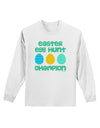 Easter Egg Hunt Champion - Blue and Green Adult Long Sleeve Shirt by TooLoud-Long Sleeve Shirt-TooLoud-White-Small-Davson Sales