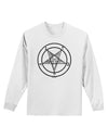 Sigil of Baphomet Adult Long Sleeve Shirt by-Long Sleeve Shirt-TooLoud-White-Small-Davson Sales