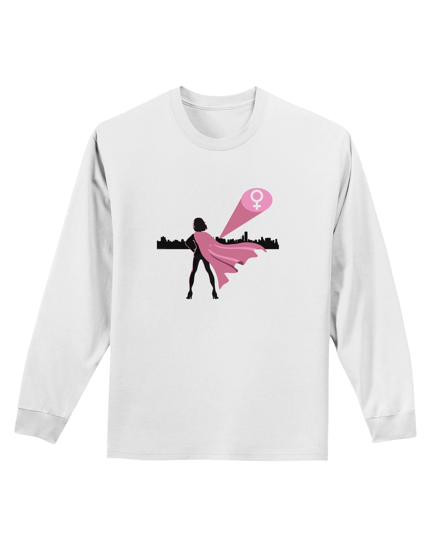 Girl Power Women's Empowerment Adult Long Sleeve Shirt by TooLoud-Long Sleeve Shirt-TooLoud-White-Small-Davson Sales