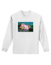 Clownfish Watercolor Text Adult Long Sleeve Shirt-Long Sleeve Shirt-TooLoud-White-Small-Davson Sales