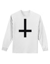 Inverted Cross Adult Long Sleeve Shirt-Long Sleeve Shirt-TooLoud-White-Small-Davson Sales