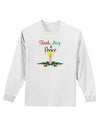 Christmas Candle with Text Adult Long Sleeve Shirt-Long Sleeve Shirt-TooLoud-White-Small-Davson Sales