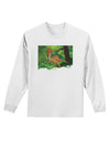 Parasaurolophus Walkeri - Without Name Adult Long Sleeve Shirt-Long Sleeve Shirt-TooLoud-White-Small-Davson Sales