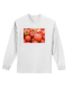 Buy Local Produce Tomatoes Adult Long Sleeve Shirt-Long Sleeve Shirt-TooLoud-White-Small-Davson Sales