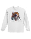 Majestic Aries Picture Adult Long Sleeve Shirt-Long Sleeve Shirt-TooLoud-White-Small-Davson Sales