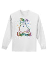 I'm a Unicorn Adult Long Sleeve Shirt-Long Sleeve Shirt-TooLoud-White-Small-Davson Sales