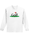 Golf Adult Long Sleeve Shirt-Long Sleeve Shirt-TooLoud-White-Small-Davson Sales