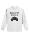 Gamer In Training Color Adult Long Sleeve Shirt-Long Sleeve Shirt-TooLoud-White-Small-Davson Sales