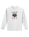 Vamp Life Adult Long Sleeve Shirt-Long Sleeve Shirt-TooLoud-White-Small-Davson Sales