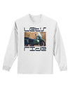 Lets Ride Sidecar Motorcycle Adult Long Sleeve Shirt-Long Sleeve Shirt-TooLoud-White-Small-Davson Sales