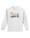 It's Halloween Witches Adult Long Sleeve Shirt-Long Sleeve Shirt-TooLoud-White-Small-Davson Sales