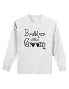 Brother of the Groom Adult Long Sleeve Shirt-Long Sleeve Shirt-TooLoud-White-Small-Davson Sales