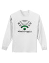 The Struggle - Low Wifi Adult Long Sleeve Shirt-Long Sleeve Shirt-TooLoud-White-Small-Davson Sales