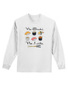 No Sushi No Life Adult Long Sleeve Shirt-Long Sleeve Shirt-TooLoud-White-Small-Davson Sales