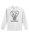 Powered by Plants Adult Long Sleeve Shirt-Long Sleeve Shirt-TooLoud-White-Small-Davson Sales