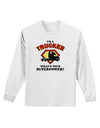 Trucker - Superpower Adult Long Sleeve Shirt-Long Sleeve Shirt-TooLoud-White-Small-Davson Sales