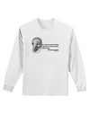 The Weak Can Never Forgive Adult Long Sleeve Shirt-Long Sleeve Shirt-TooLoud-White-Small-Davson Sales