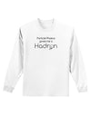 Particle Physics Gives Me a Hadron Adult Long Sleeve Shirt-Long Sleeve Shirt-TooLoud-White-Small-Davson Sales