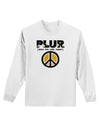 PLUR Daisies Adult Long Sleeve Shirt-Long Sleeve Shirt-TooLoud-White-Small-Davson Sales