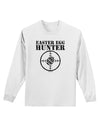 Easter Egg Hunter Distressed Adult Long Sleeve Shirt by TooLoud-Long Sleeve Shirt-TooLoud-White-Small-Davson Sales