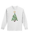 High Heels Shoes Christmas Tree Adult Long Sleeve Shirt-Long Sleeve Shirt-TooLoud-White-Small-Davson Sales