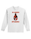 Be a Warrior Not a Worrier Adult Long Sleeve Shirt by TooLoud-TooLoud-White-Small-Davson Sales