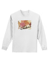 Colorado - Autumn WaterColor Text Adult Long Sleeve Shirt-Long Sleeve Shirt-TooLoud-White-Small-Davson Sales