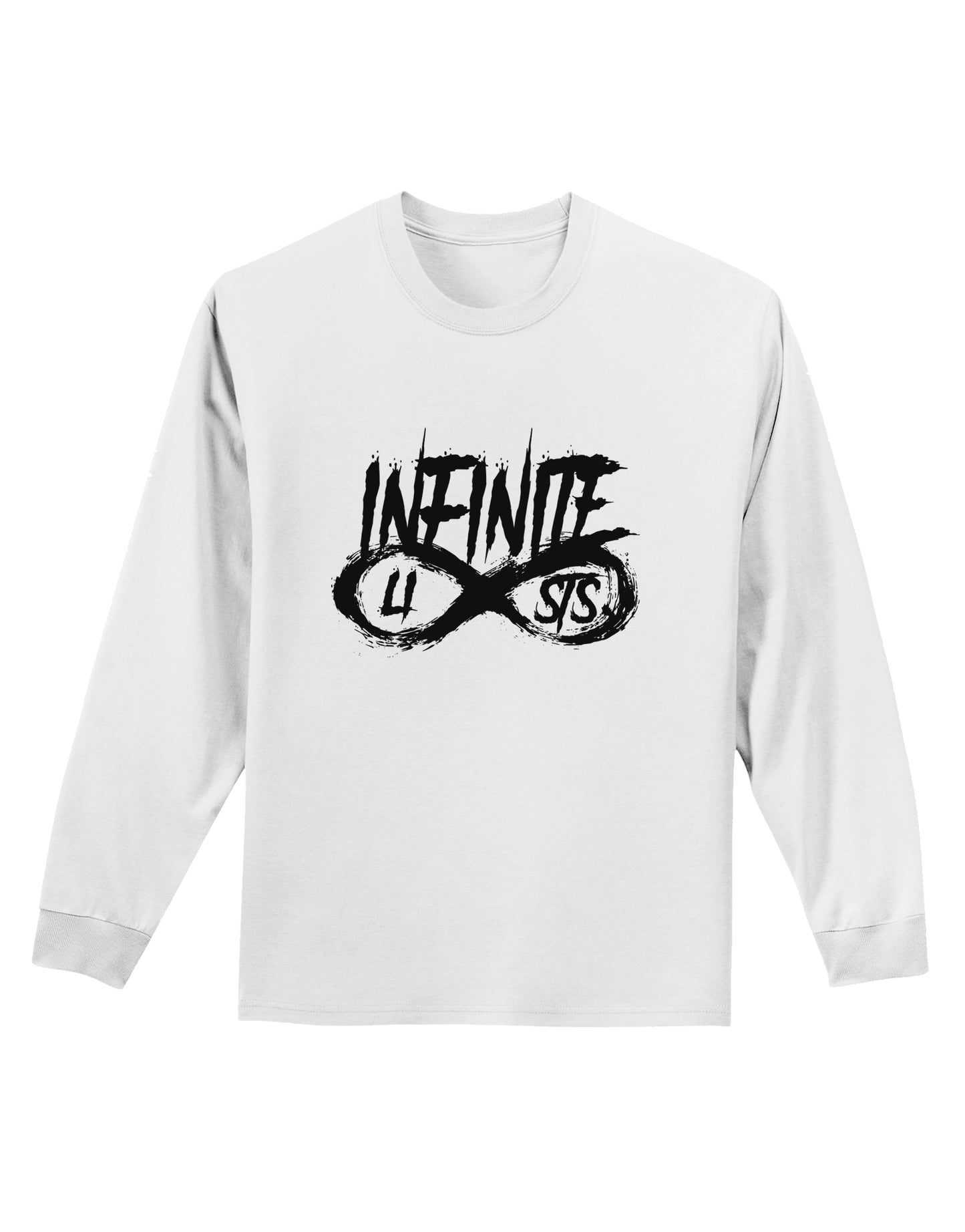 Infinite Lists Adult Long Sleeve Shirt by TooLoud-TooLoud-White-Small-Davson Sales