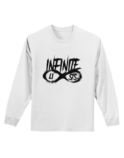 Infinite Lists Adult Long Sleeve Shirt by TooLoud-TooLoud-White-Small-Davson Sales